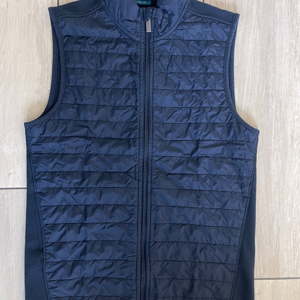 Perry Ellis Dark Blue Puffer Vest